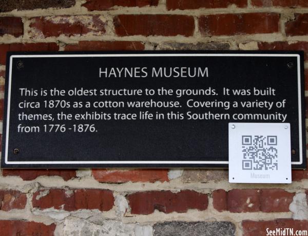 Cannonsburgh Village: Haynes Museum
