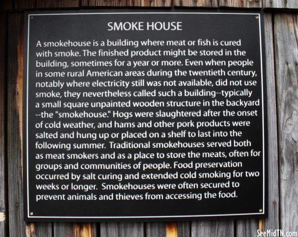 Cannonsburgh Village: Smoke House