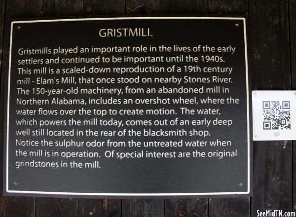 Cannonsburgh Village: Gristmill
