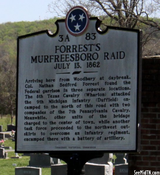 Forrest's Murfreesboro Raid - July 13, 1862