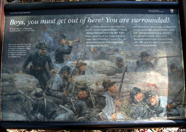 Boys, You must get out of here! You are surrounded!