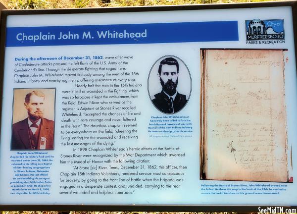 Chaplain John M. Whitehead