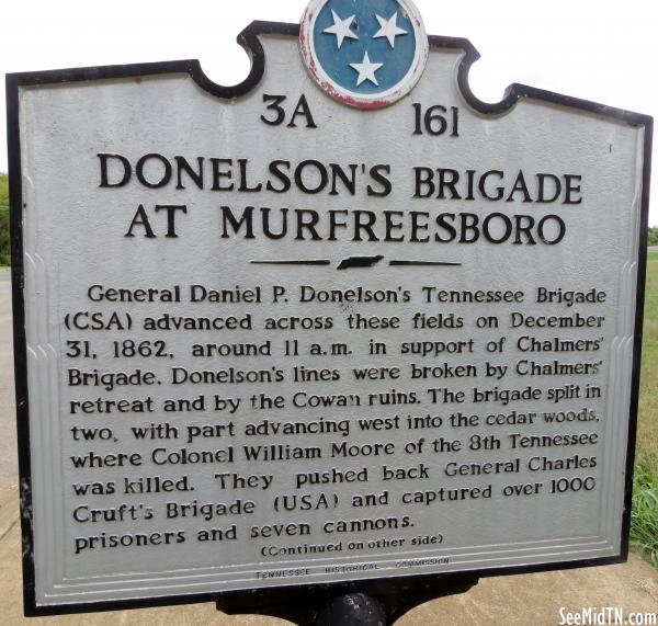 Donelson's Brigade at Murfreesboro pt.1