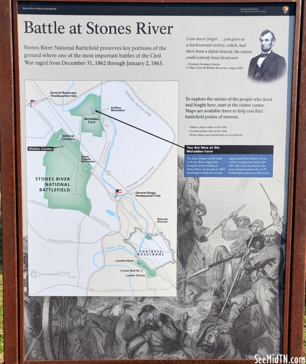 Battle at Stones River - McFadden Farm