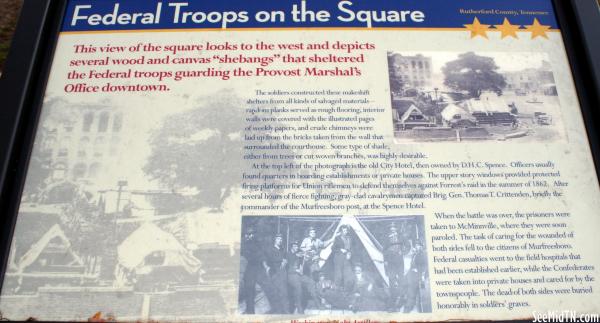 Federal Troops on the Square