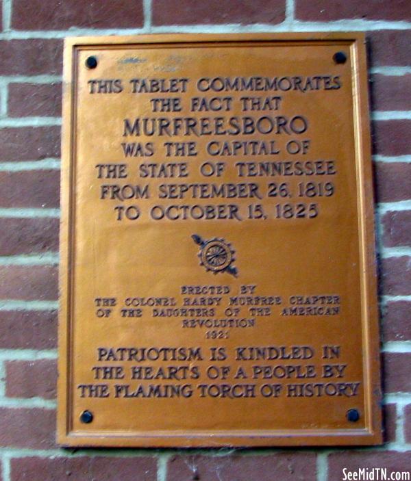 Murfreesboro: Capital of Tennessee