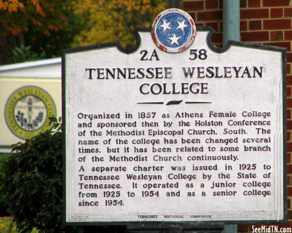 McMinn: Tennessee Weslyan College