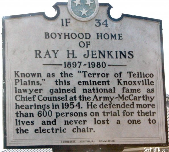 Monroe: Ray H. Jenkins, Boyhood Home of