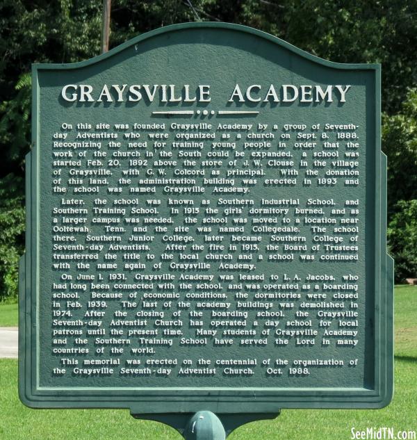 Rhea: Graysville Academy