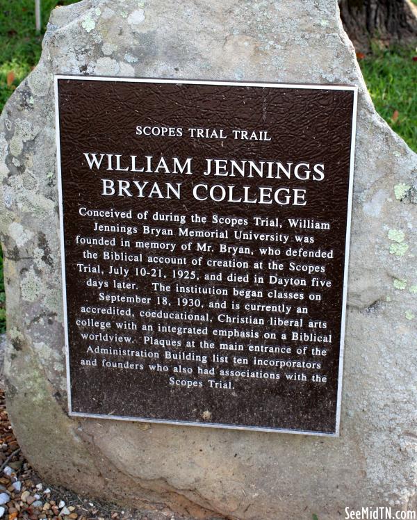 Rhea: William Jennings Bryan College