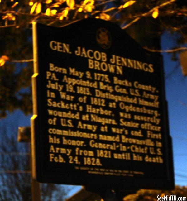 Haywood: Gen. Jacobs Jennings Brown