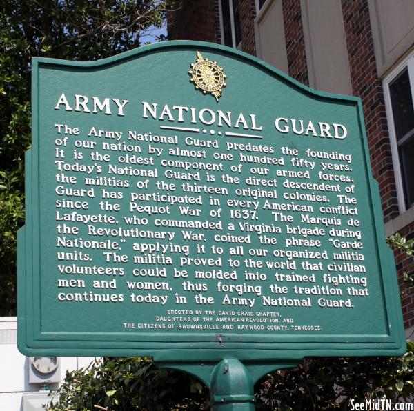 Haywood: Army National Guard