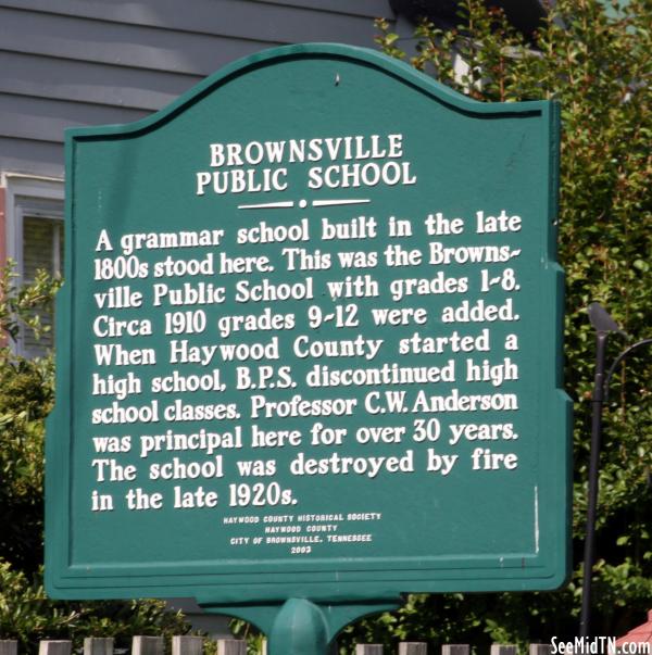 Haywood: Brownsville Public School