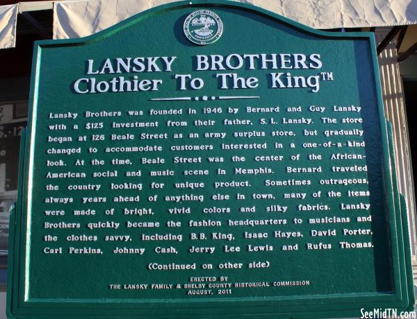 Shelby: Lansky Brothers, Clothier to the King Pt.1 