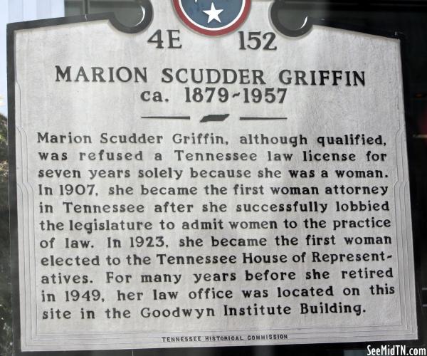 Shelby: Marion Scudder Griffin