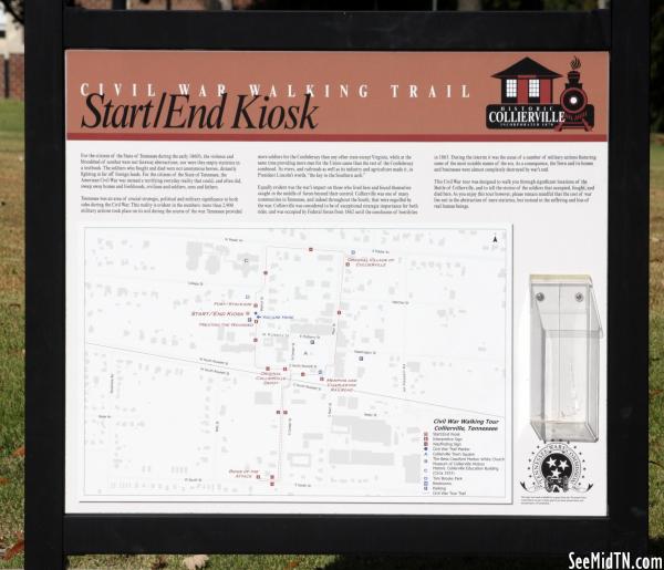 Shelby: Collierville Civil War Walking Trail