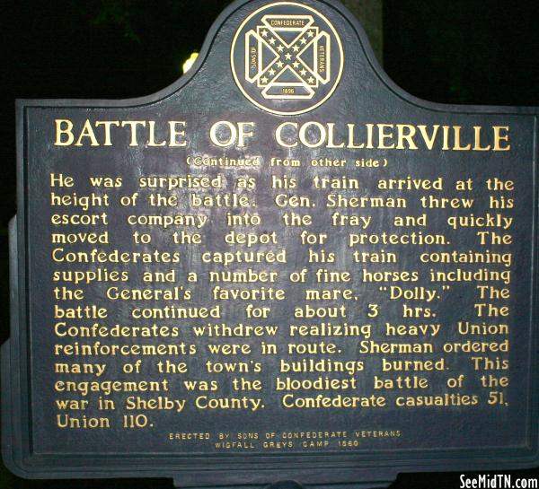 Shelby: Battle of Colliersville (part 2)