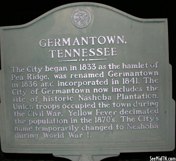 Shelby: Germantown, Tennessee