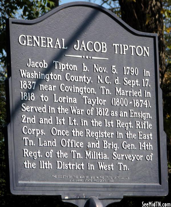 Tipton: General Jacob Tipton