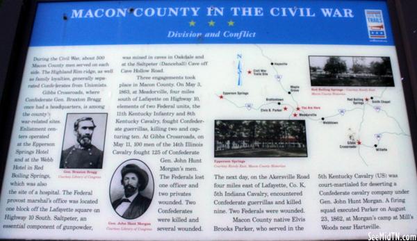 Macon: County in the Civil War, Division and Conflict