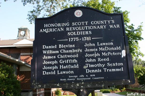 Scott: Honoring American Revolutionary War Soldiers