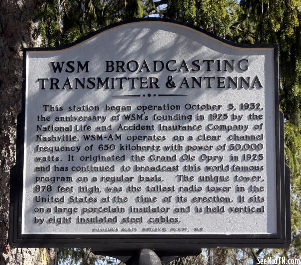 WSM Broadcasting Transmitter &amp; Antenna