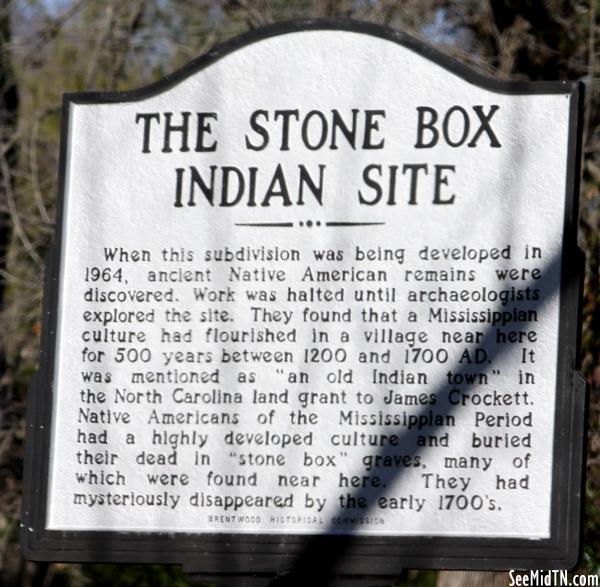 The Stone Box Indian Site