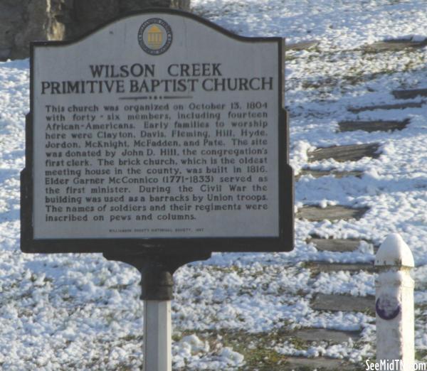 Wilson Creek Primitive Baptist Church