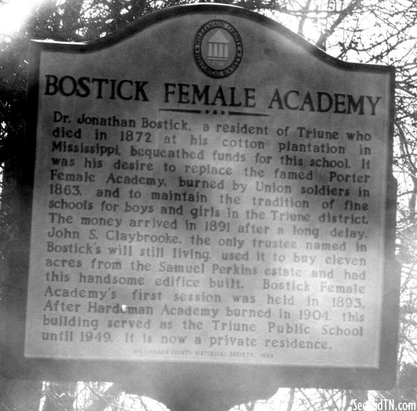 Bostick Female Academy