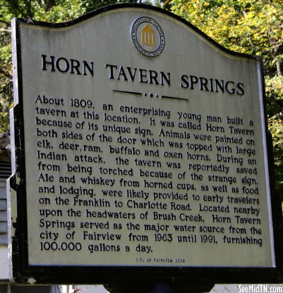 Horn Tavern Springs Horn Tavern Springs