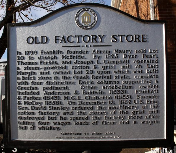 Old Factory Store (Side A)