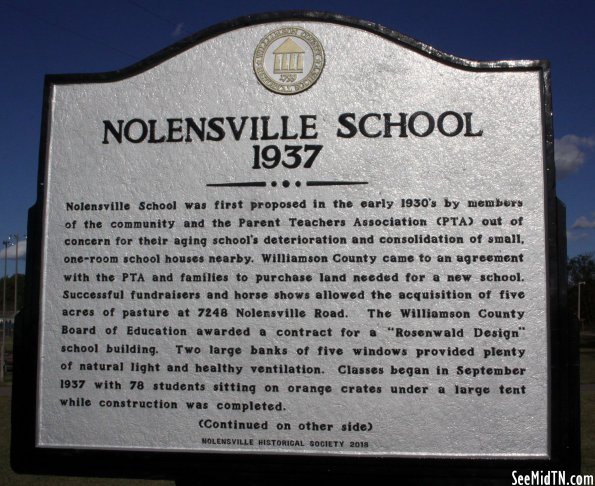 Nolensville School 1937 side1