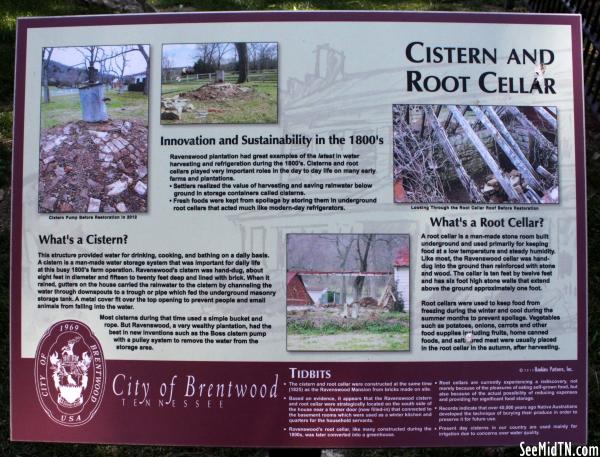 Ravenswood: Cistern and Root Cellar