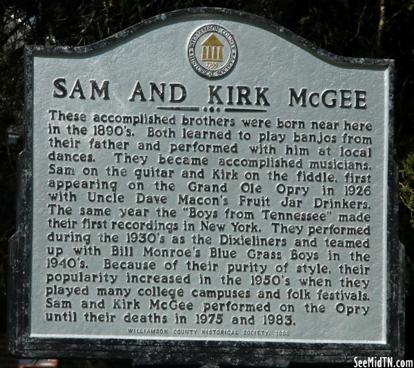 Sam and Kirk McGee