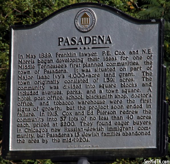 Pasadena Pasadena