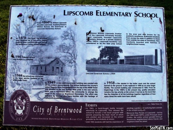Brentwood: Lipscomb Elementary School