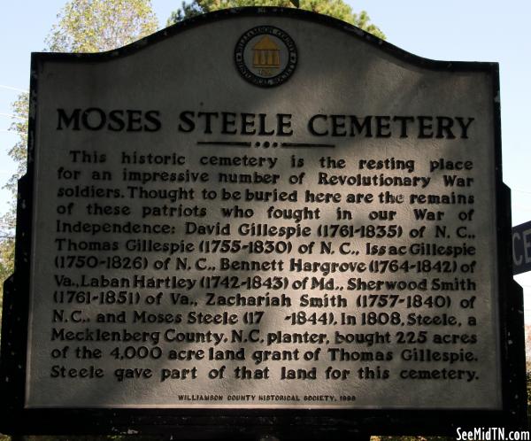 Moses Steele Cemetery