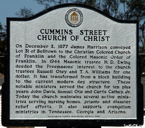 Cummins Street Church of Christ