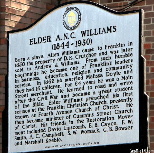 Elder A.N.C. Williams (1844-1930)
