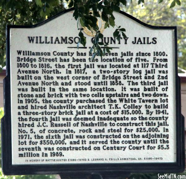 Williamson County Jails