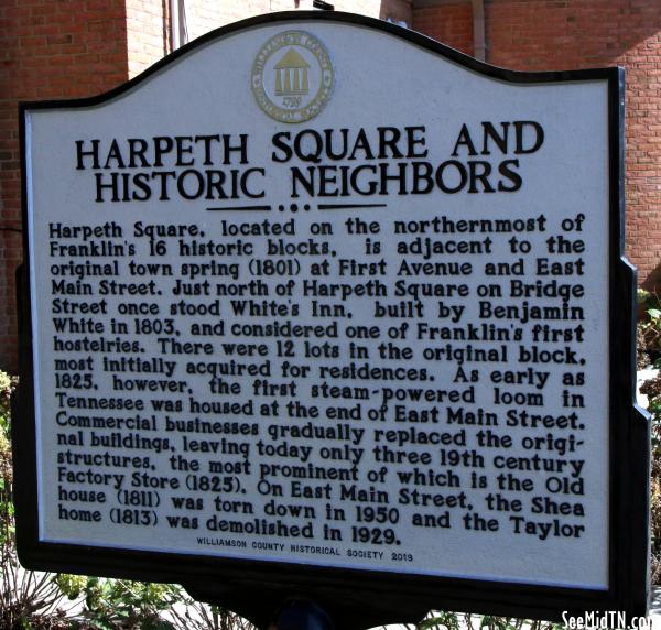 Harpeth Square and Historic Neighbors