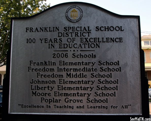 Franklin Special School District | 100 Years of Excellence in Education Franklin Special School District | 100 Years of Excellence in Education