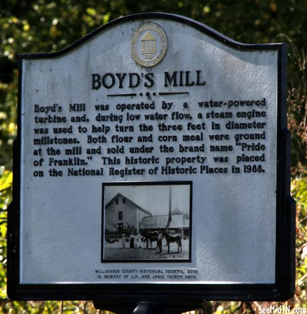 Boyd's Mill (Side 2)