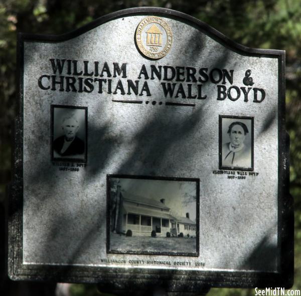 William Anderson & Christiana Wall Boyd