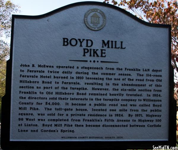 Boyd Mill Pike