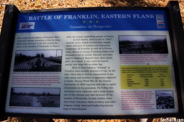 Battle of Franklin, Eastern Flank - Casualties in Perspective