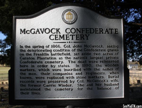 McGavock Confederate Cemetery (WCHS)
