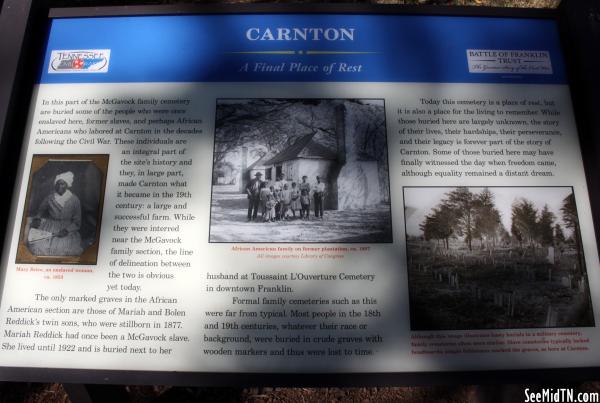 Carnton - A Final Place of Rest