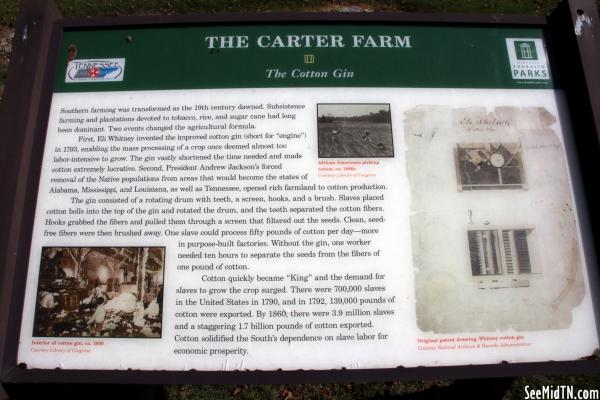 Carter Farm: The Cotton Gin