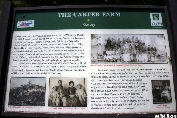 Carter Farm: Slavery Carter Farm: Slavery